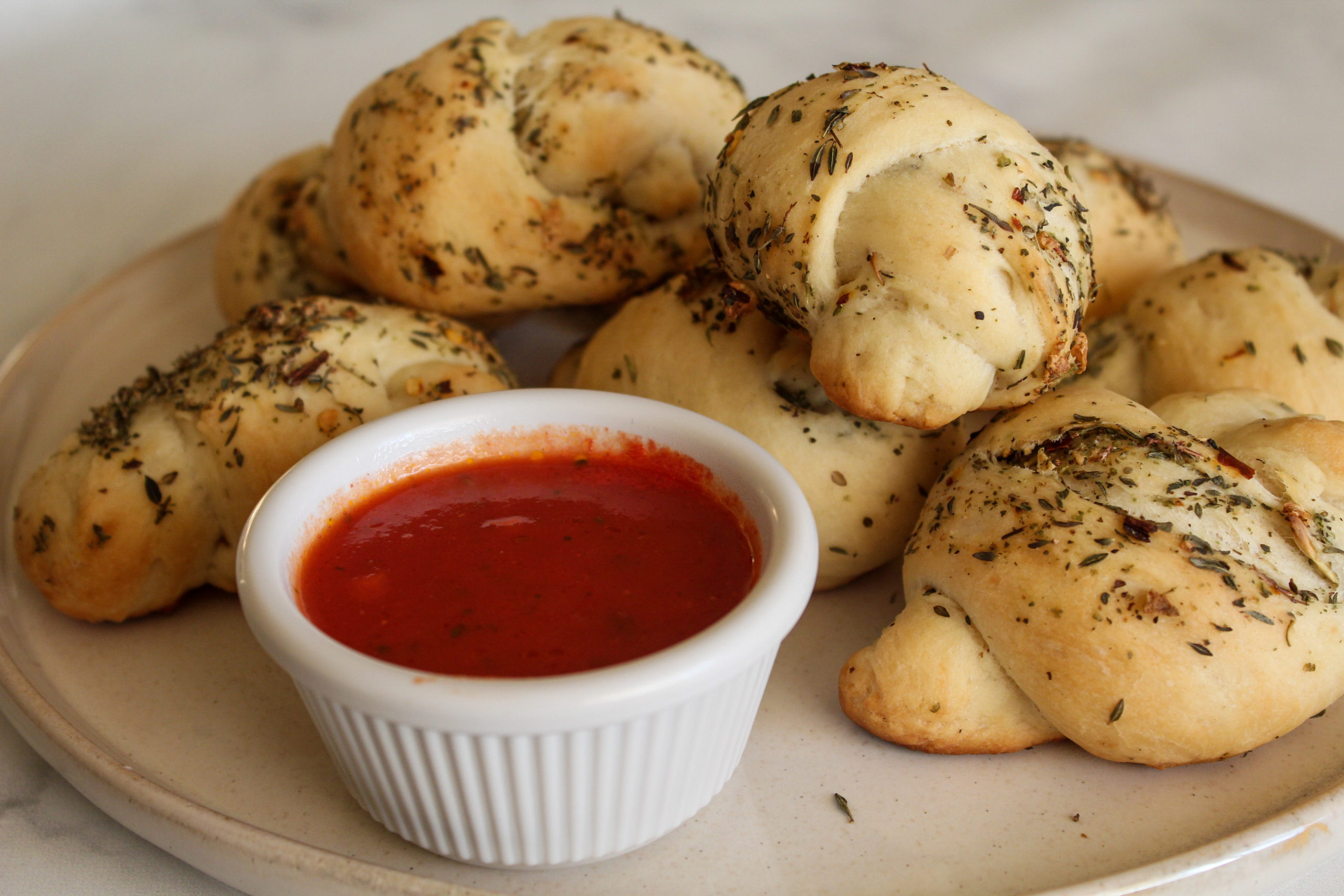 Garlic Knots (Vegan) Mindful Monstera